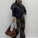 piumino smanicato trapuntato con collo alto futura